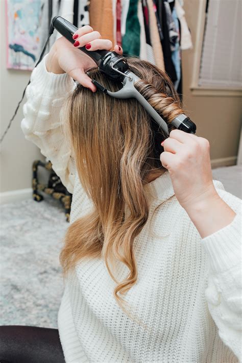 beach wave tutorial with curling iron tutorial