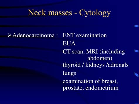 Ppt Neck Masses Powerpoint Presentation Free Download Id1714617