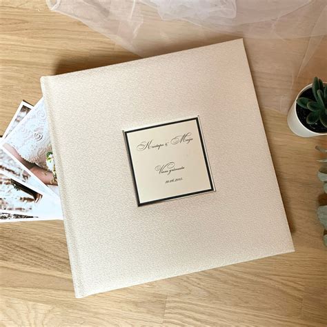 Personalized Wedding Photo Album For 5x7 Photos Sleeve In Etsy