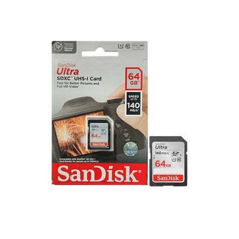 Sandisk Ultra Sdxc Uhs I 64gb 140mbps Id