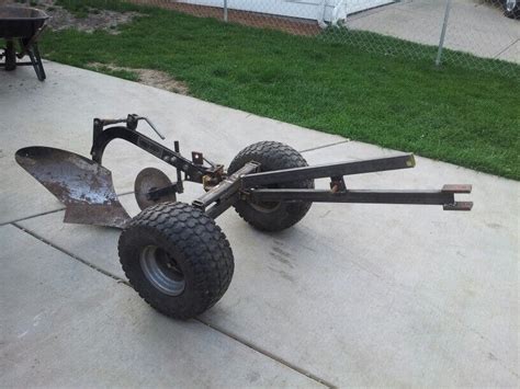 Atv Garden Plows The Best Plowing Attachments To Use Your Atv And Utv