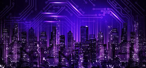 Purple City Background Images Hd Pictures And Wallpaper For Free