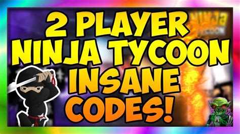 Secret Codes In Roblox 2 Player Ninja Tycoon Youtube