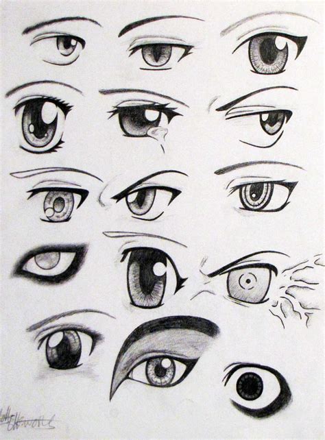 Anime Eyes By Ellawilliams On Deviantart