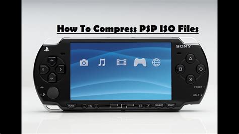 How To Compress Psp Iso Files Youtube