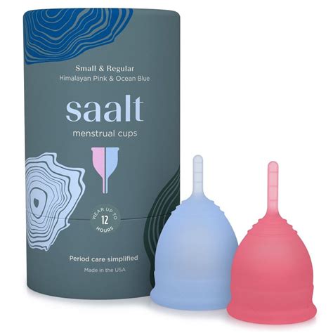 Saalt Menstrual Cups Small And Regular 2pk Pink Period Cup Pink Ocean Weight Loss Meals
