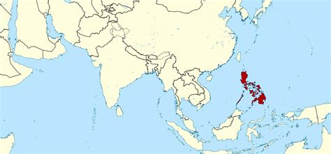 Map Of The Philippines Where Is The Philippines Located