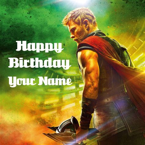 Thor Wishing Happy Birthday