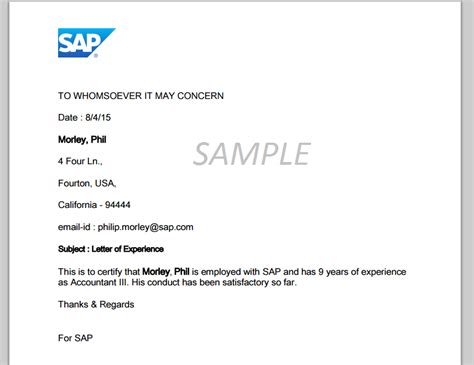 But typically if there is no dispute, such type of invoices are working out fine and typically goverment officials are fine with such invoices. Document Generation in Employee Central | SAP Blogs