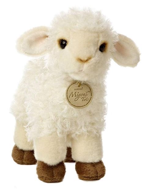 7 Aurora Plush Baby Lamb Miyoni Stuffed Animal Toy 26208 New Aurora