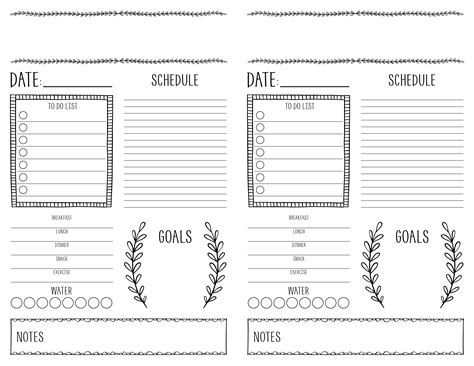 Printable Bullet Journal Layout Template Printable Templates Free