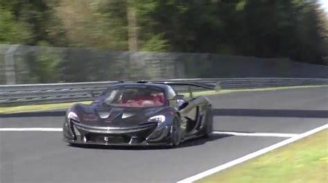 Mclaren P1 Lm Laps Nurburgring With Flying Sparks Aiming For The