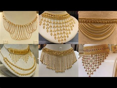Latest Arabic Gold Necklace Designs YouTube