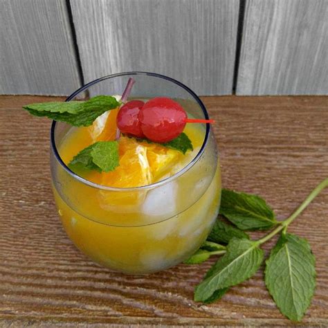 Orange Cherry Mocktail Recipe The Gardening Cook