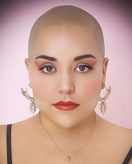 Bald Head Women Shaved Head Women Bald Girl Fierce Women Shaving