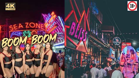 Walking Street Pattaya 2023 Boom Boom Nightlife 💥 4k Midnight Scenes Youtube