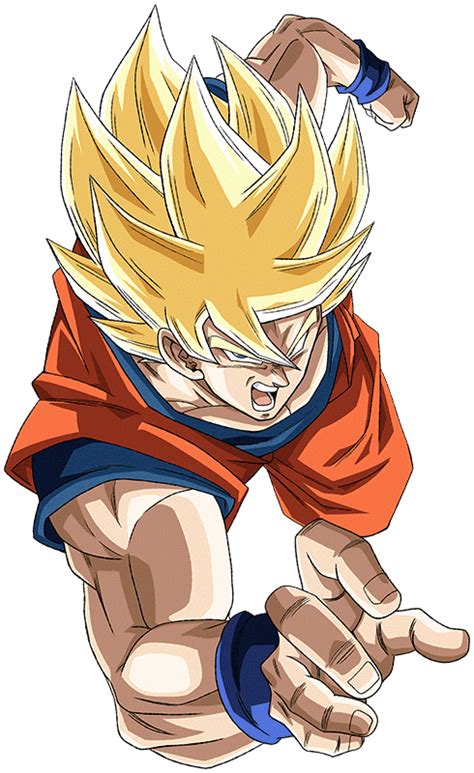 Goku Ssj Render Dokkan Battle By Maxiuchiha22 On Deviantart