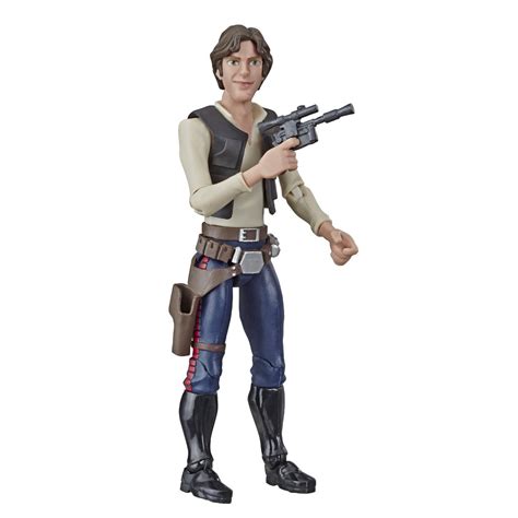Star Wars Galaxy Of Adventures Han Solo Toy 5 Inch Scale Action Figure
