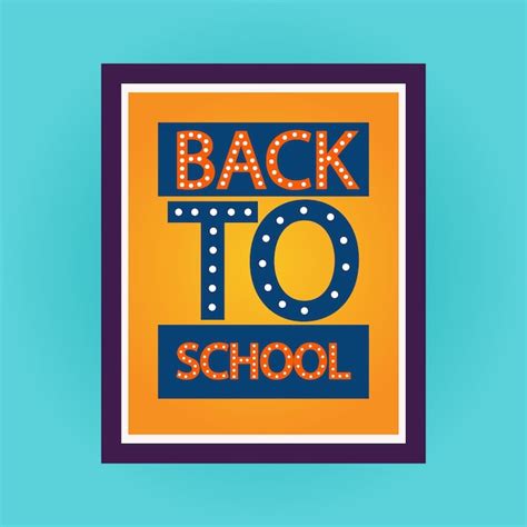 Premium Vector Welcome Back To School Background Vector Illustration