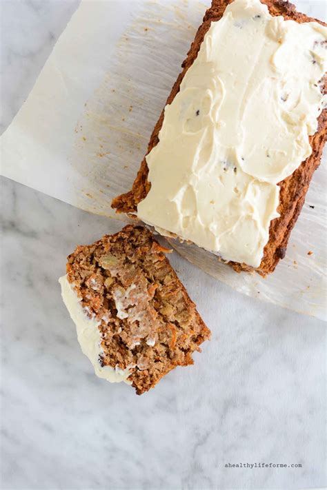 Gluten Free Carrot Cake With Cream Cheese Frosting A Healthy Life For Me