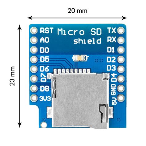 Micro Sd Karten Adapter D1 Mini Shield 33v Sd Card Modul Mit Spi