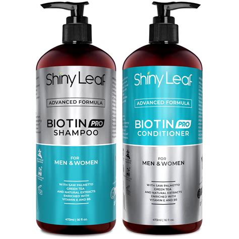 Biotin Hair Growth Shampoo And Conditioner For Women And