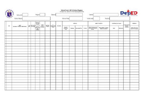 Excel Sheet Download 31044 School Forms 1 7