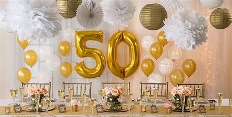 Golden 50th Wedding Anniversary Party Supplies 50th Anniversary Ideas