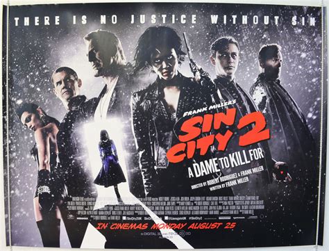 Sin City 2 A Dame To Kill For 2014 Original Quad Movie Poster