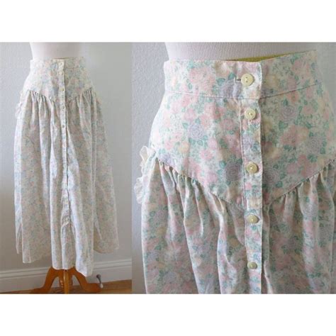Vintage Gunne Sax Skirt Floral Prairie Skirt Etsy Gunne Sax Skirt