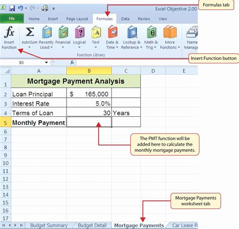 50 Calculate Monthly Mortgage Payment Excel