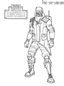 Fortnite battle royale coloring page rex fortnite in 2019. Fortnite coloring pages | Print and Color.com