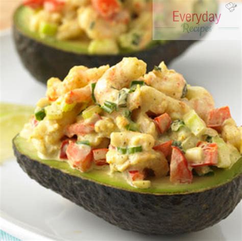 Curry Shrimp Salad Stuffed Avocados Everyday Recipes