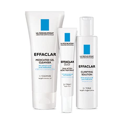 Learn more about skin types, ingredients and find advice on skincare routines with la roche posay. La Roche Posay Effaclar Dermatological Acne System | Free ...