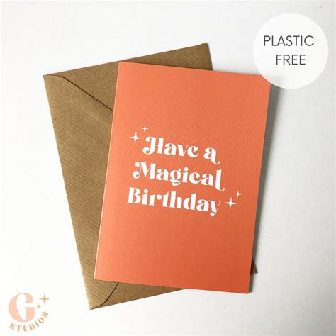 Have A Magical Birthday Handmade Birthday Card For Her Birthday