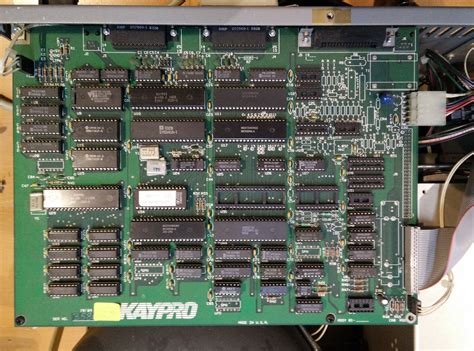 A Kaypro Ii Motherboard Motherboard Electronic Components Logic Board