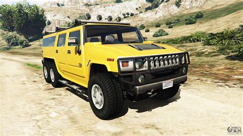 Hummer H2 6x6 V20 For Gta 5