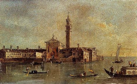 Museumsqualität Prints Blick Auf Die Insel San Giorgio In Alge Venedig Von Francesco Lazzaro