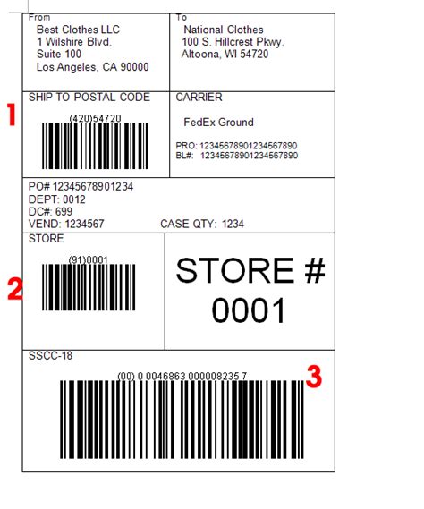 Sscc Gs1 128 Barcode Format Passabrick