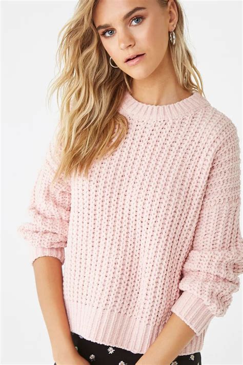 Ribbed Chenille Sweater Forever 21 Sweaters Chenille Sweater
