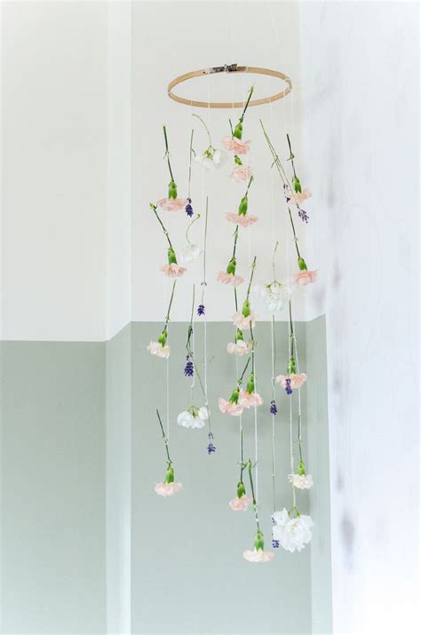 Diy Hanging Flower Chandelier Craft And Diy Pinterest Wedding