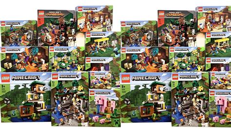 All Lego Minecraft 2021 Summer Winter Sets Compilationcollection Speed
