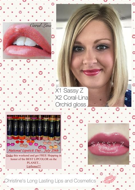 Pin By Christine Miller On Lipsense National Lipstick Day Lip Colors