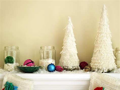 How To Make A Fringed Christmas Tree Centerpiece How Tos Diy