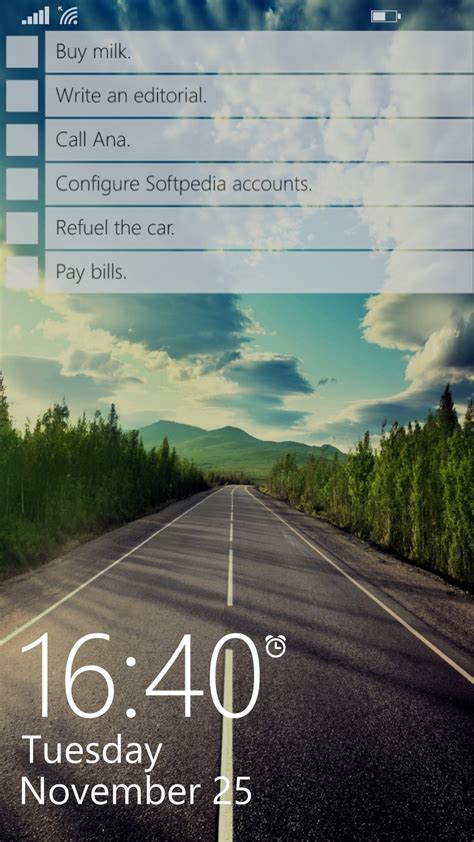 Windows Phone App Of The Day Lockscreen Todo