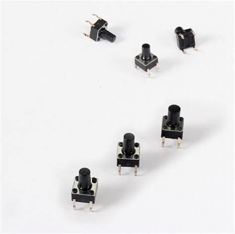 100pcslot 6x6x9mm 4pin Tactile Tact Micro Switch Touch Button Self