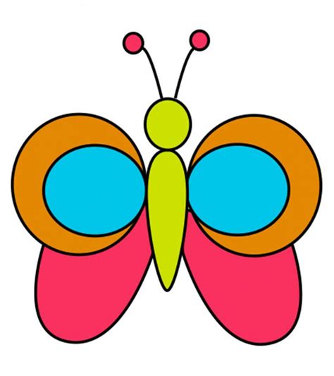 How To Draw A Butterfly For Kids Step By Step Tutorial