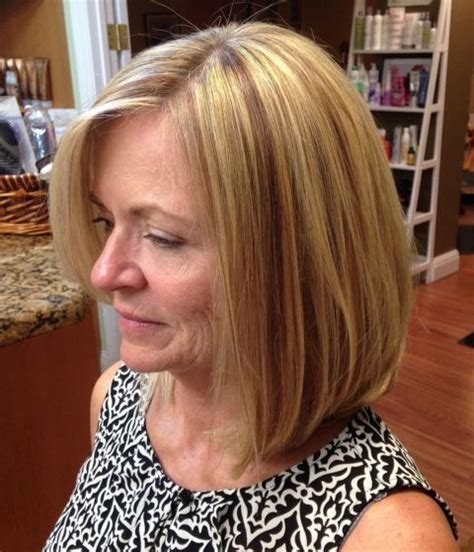 60 Long Side Parted Blonde Bob Haircuts For Women Haircuts For Over