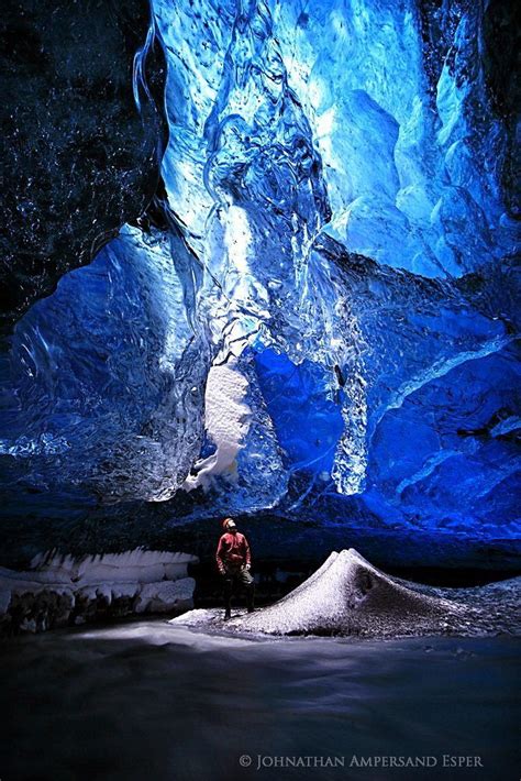 The Lightroom In Crystal Ice Cave Breiðamerkurjökull Glacier