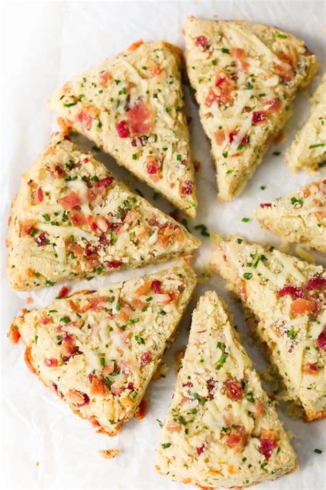 Low Carb Bacon And Cheese Scones Primavera Kitchen